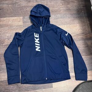 Nike Navy Full-Zip Hoodie